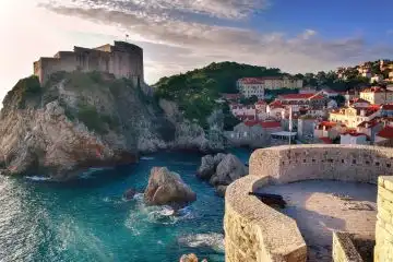 coastline in Dubrovnik Croatia