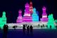 snow festival in Harbin China